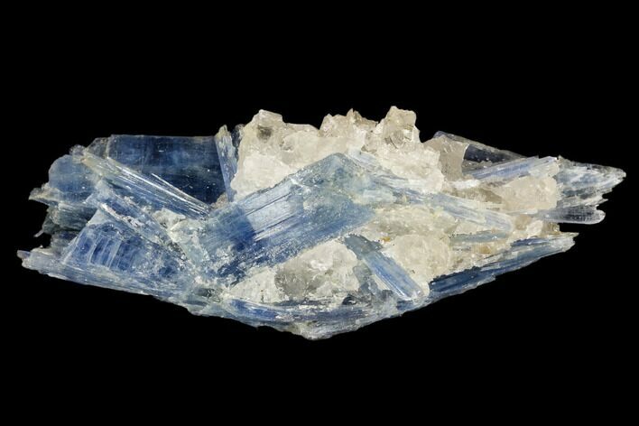 Vibrant Blue Kyanite Crystals In Quartz - Brazil #118858